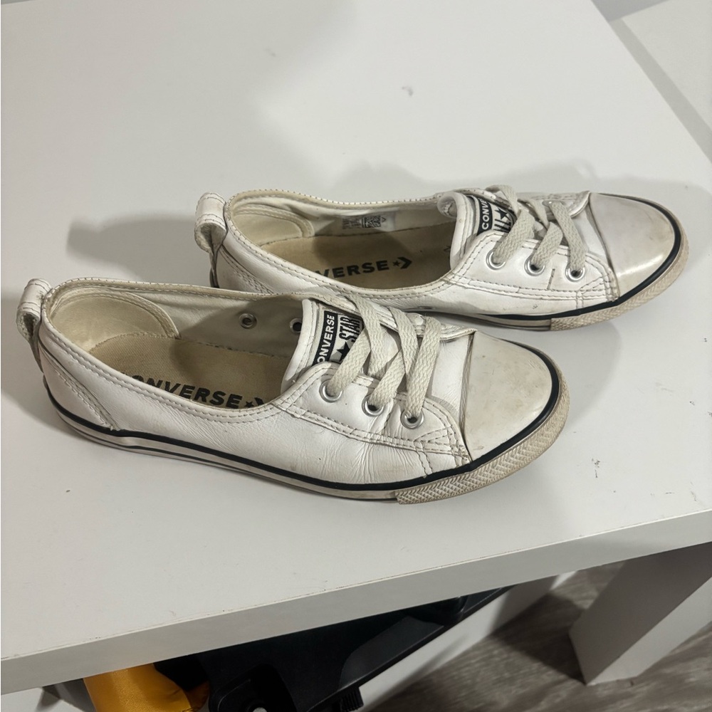 Converse Kids White Sneakers